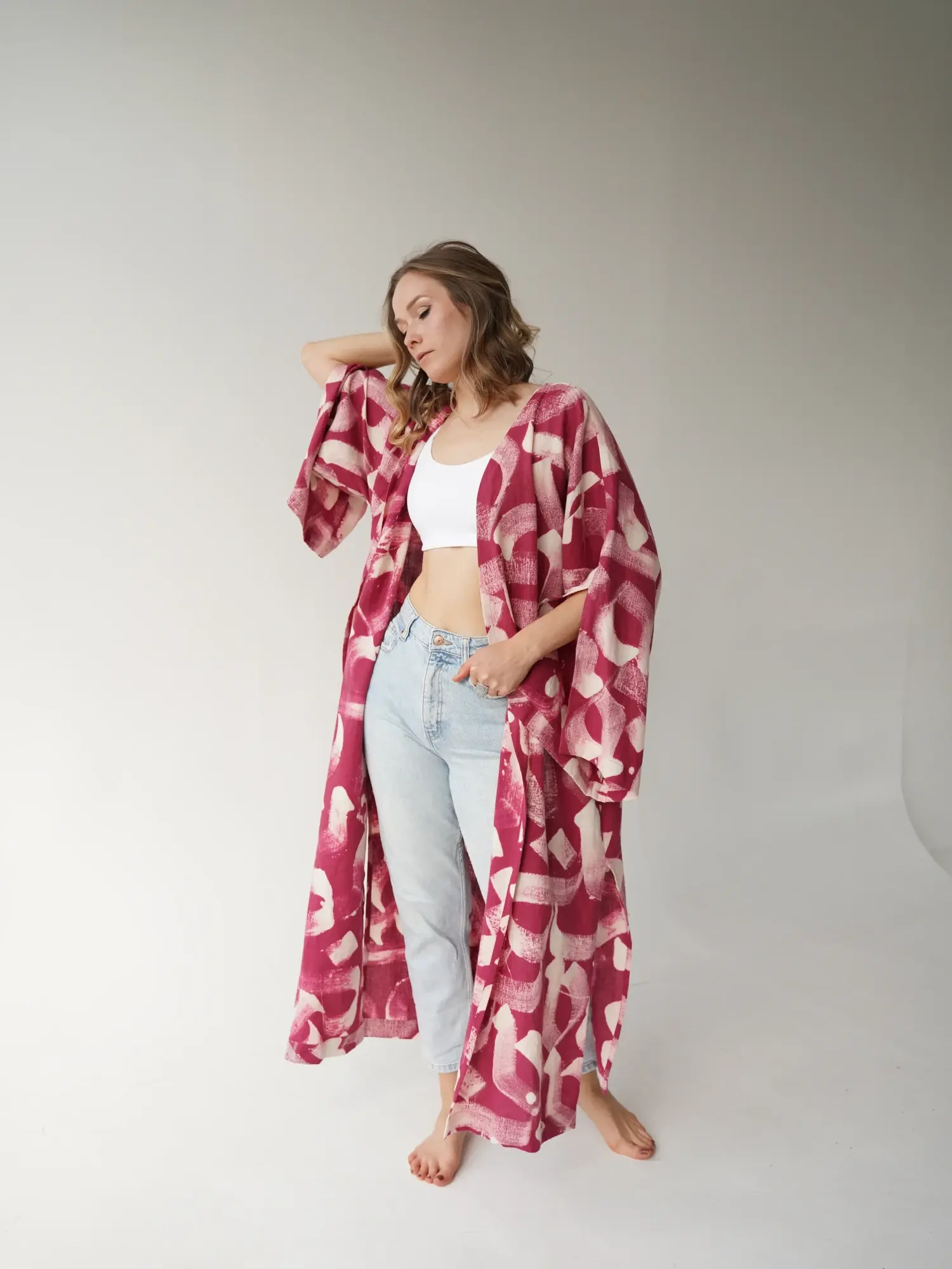 Crimson Earth Kimono