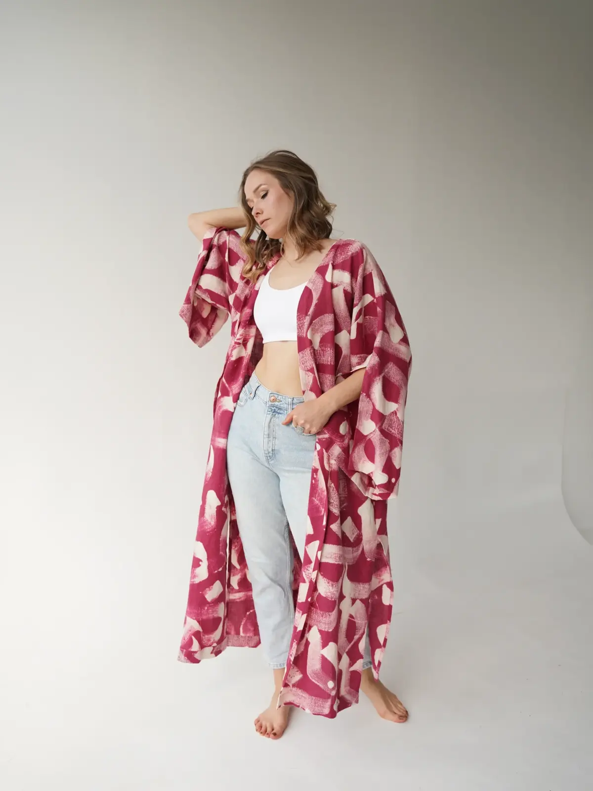 Crimson Earth Kimono